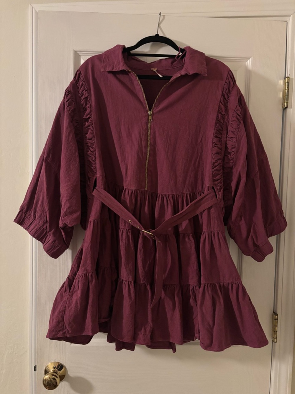 FREE PEOPLE | Hampton Mini Dress Plum